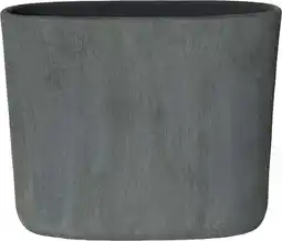 Intratuin HS plantenbak Avion antraciet 37 x 14 x 30 cm aanbieding