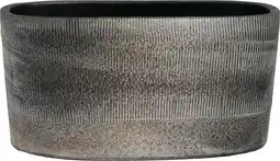 Intratuin HS plantenbak Hamar grijs 28 x 14 x 28 cm aanbieding