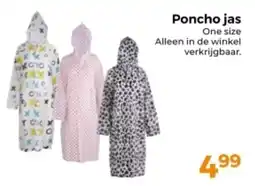 Trekpleister Poncho jas aanbieding