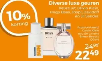 Trekpleister Diverse luxe geuren aanbieding