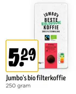 Jumbo Jumbo's bio filterkoffie aanbieding