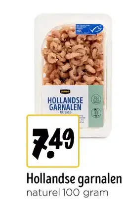 Jumbo Hollandse garnalen naturel aanbieding