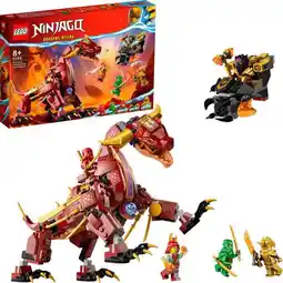 Bol.com LEGO NINJAGO Heatwave Transformerende Lavadraak Draken Speelgoed - 71793 aanbieding