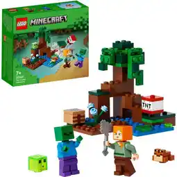 Bol.com LEGO Minecraft Het Moerasavontuur Bouwset - 21240 aanbieding