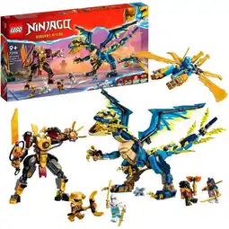 Bol.com LEGO NINJAGO Elementdraak vs. de Mecha van de Keizerin Set - 71796 aanbieding