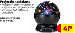 Kruidvat Projectie nachtlamp aanbieding
