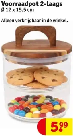 Kruidvat Voorraadpot 2-laags aanbieding