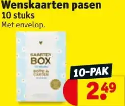 Kruidvat Wenskaarten pasen aanbieding