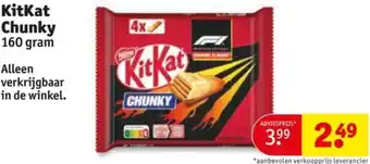 Kruidvat KitKat Chunky aanbieding
