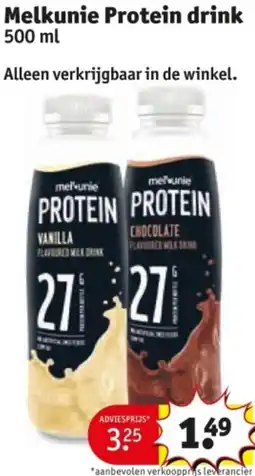 Kruidvat Melkunie Protein drink aanbieding