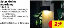 Kruidvat Solar kleine muurlamp aanbieding
