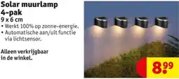 Kruidvat Solar muurlamp aanbieding