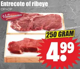 Dirk Entrecote of ribeye aanbieding