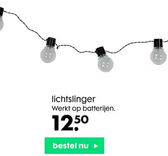 HEMA lichtslinger aanbieding