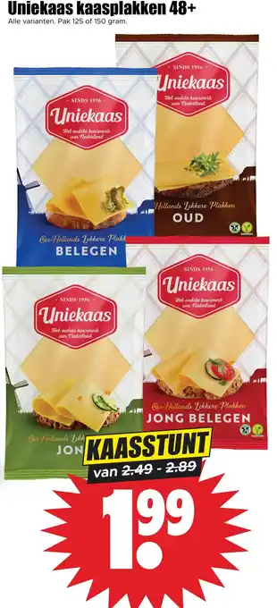 Dirk Uniekaas kaasplakken 48+ aanbieding