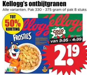 Dirk Kellogg's ontbijtgranen aanbieding