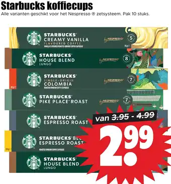 Dirk Starbucks koffiecups aanbieding