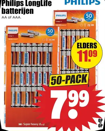 Dirk Philips LongLife batterijen aanbieding