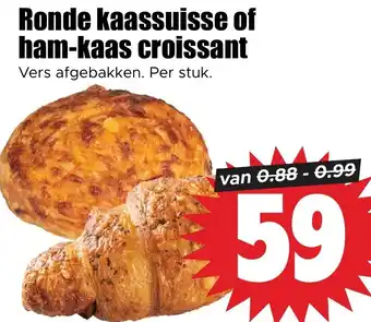 Dirk Ronde kaassuisse of ham-kaas croissant aanbieding