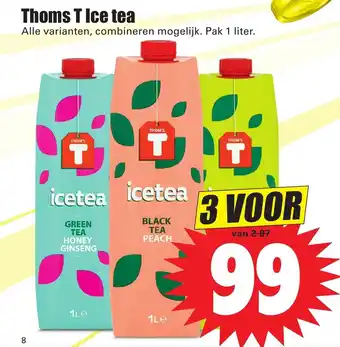 Dirk Thoms T Ice Tea aanbieding