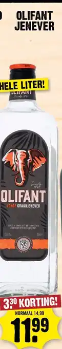 Dirk Olifant jenever aanbieding