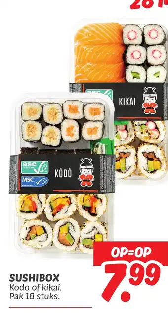 Dekamarkt Sushibox aanbieding