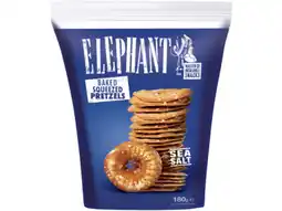 Hoogvliet Elephant Pretzels sea salt aanbieding