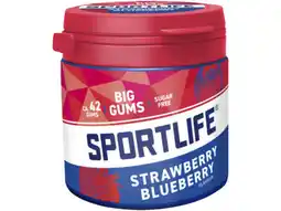 Hoogvliet Sportlife Sweet flavours Strawberry blueberry gum aanbieding