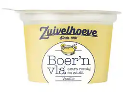 Hoogvliet Zuivelhoeve Boer'n vla vanille portie aanbieding