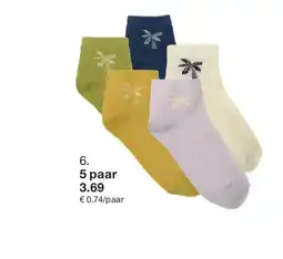 Zeeman Sneakersokken aanbieding