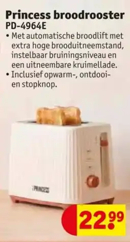 Kruidvat Princess broodrooster pd-4964e aanbieding