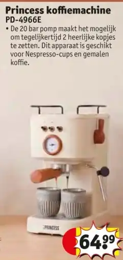 Kruidvat Princess koffiemachine pd-4966e aanbieding