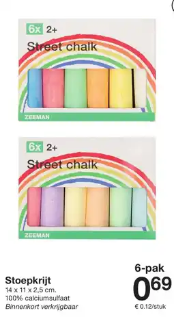 Zeeman Stoepkrijt aanbieding