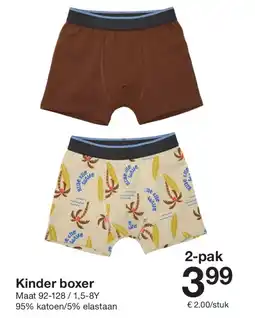 Zeeman De Kinder boxer aanbieding