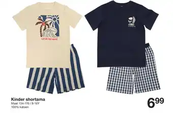 Zeeman Kinder shortama aanbieding