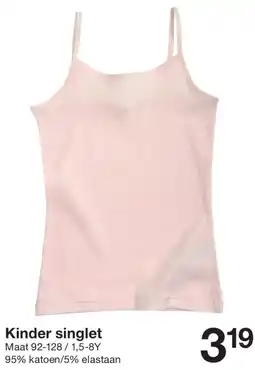 Zeeman Kinder singlet aanbieding