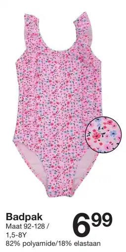 Zeeman Badpak aanbieding