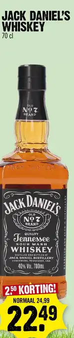 Super Dirck 3 Jack daniel's whiskey aanbieding