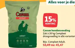 Maxi Zoo Cavom hondenvoeding aanbieding