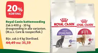 Maxi Zoo Royal Canin kattenvoeding aanbieding
