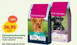 Maxi Zoo Eukanuba hondenvoeding aanbieding
