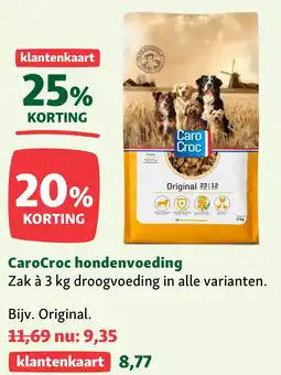 Maxi Zoo CaroCroc hondenvoeding aanbieding