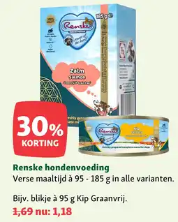 Maxi Zoo Renske hondenvoeding aanbieding