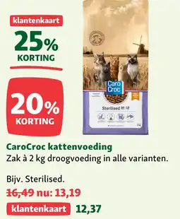 Maxi Zoo CaroCroc kattenvoeding aanbieding