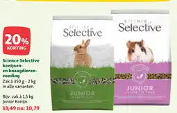 Maxi Zoo Science Selective konijnen- en knaagdieren- voeding aanbieding