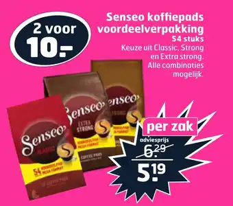 Trekpleister Senseo koffiepads voordeelverpakking aanbieding