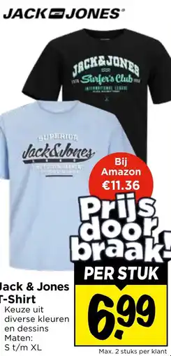 Vomar Voordeelmarkt Jack & Jones T-Shirt aanbieding