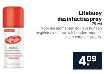 Trekpleister Lifebuoy desinfectiespray aanbieding