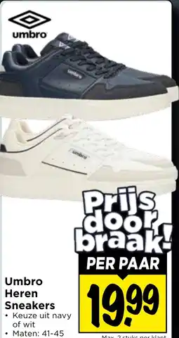 Vomar Voordeelmarkt Umbro Heren Sneakers aanbieding