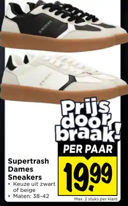 Vomar Voordeelmarkt Supertrash Dames Sneakers aanbieding